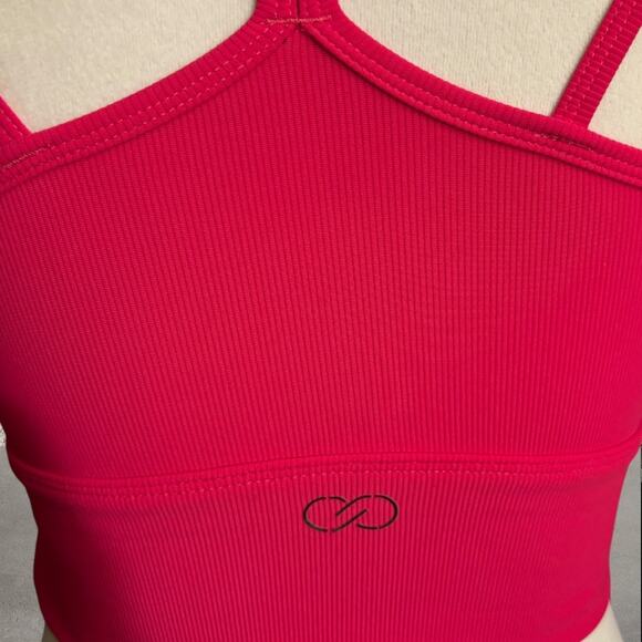 CALIA NWOT Women's Double Layer Ribbed LL Bra in Bursting Fushia Size Small - Picture 4 of 6